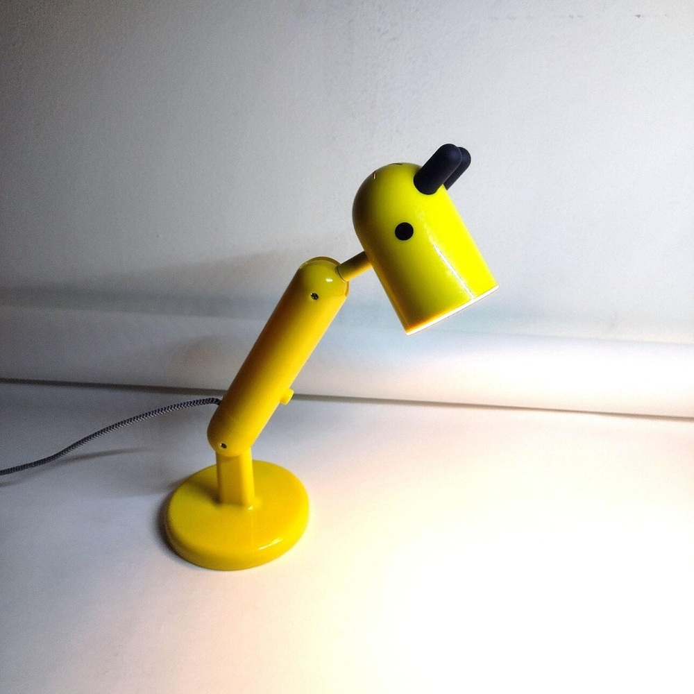 Ikea  KRUX Yellow Giraffe Children's LED 15" Lamp vintage - Picture 2 of 8